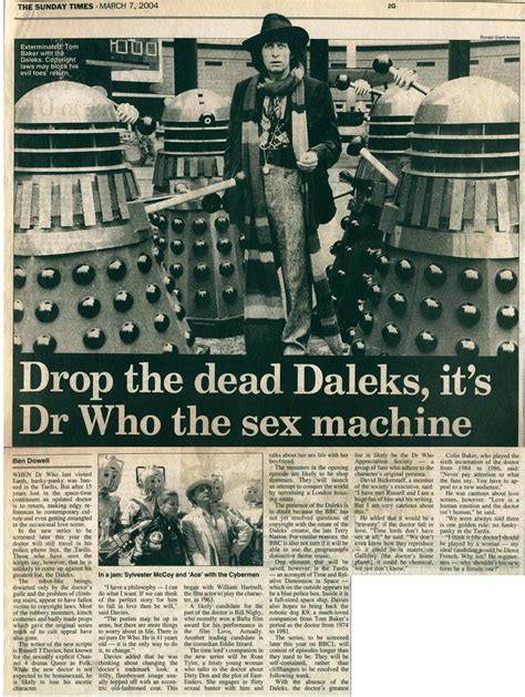 Drop The Dead Daleks Its Dr Who The Sex Machine The Free Download Nude Photo Gallery