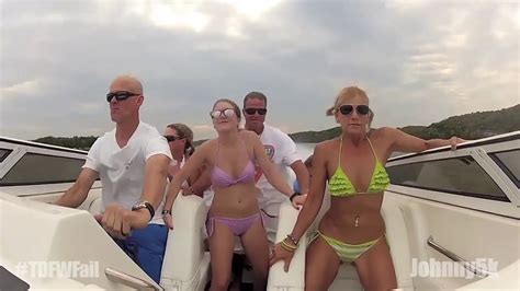 Turn Down For What Fail Bikini Girls Boat Crash Remix Original TDFWFail YouTube