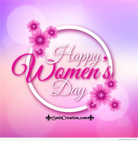 Happy Womens Day Greeting Card SmitCreation Com