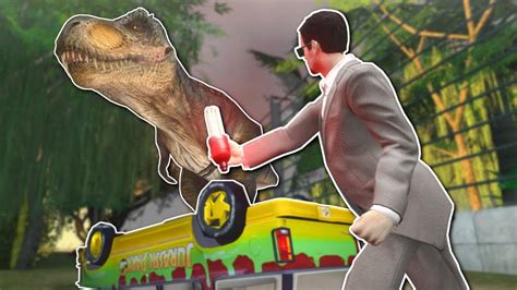 Jurassic Park Survival Garrys Mod Gameplay Gmod Dinosaur