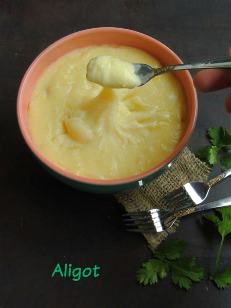 Priya's Versatile Recipes: Aligot - Mashed Potato with Cheese