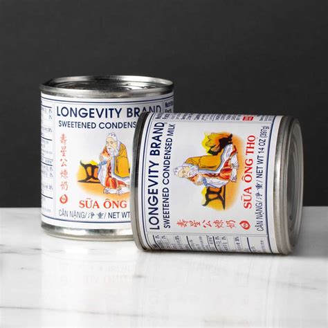 Longevity Sweetened Milk For Vietnamese Coffee Set Of 2 Condensed