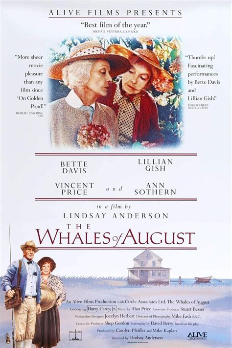 The Whales Of August 1987 Posters — The Movie Database Tmdb