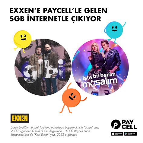 Paycell on Twitter Turkcellliler şimdi Mobil Ödeme ile Exxende