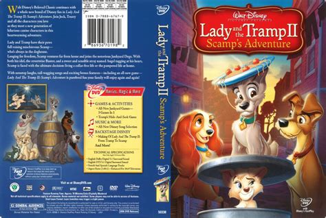 Lady And The Tramp Ii Scamps Adventure 2006 R1 Dvd