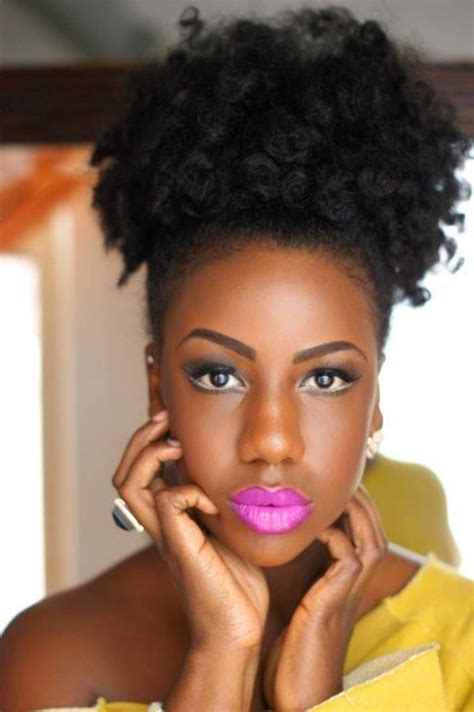 Look Stunning With Your Short Natural Curly Black Hairstyle Hairstyles For Women