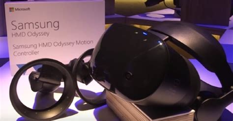 Samsungs New Hmd Odyssey Headset For 499 Runs On Windows Mixed Reality