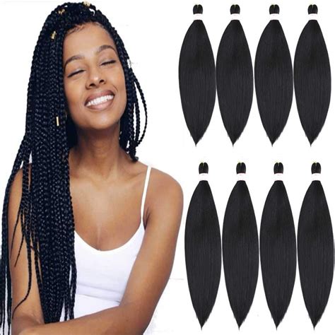 Buy Befunny Pre Stretched Braiding Hair 8 Packs 24 Inch Professional