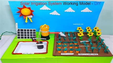 Solar Irrigation System Working Model Science Project For School