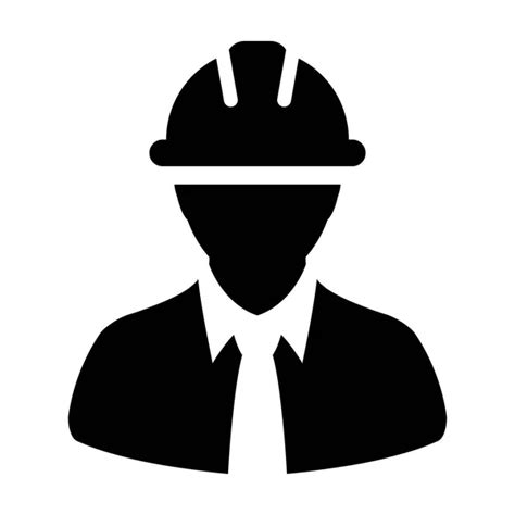 Woman Construction Worker Icon Vector Person Profile Avatar Pictogram