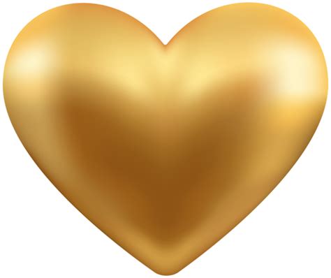 Browse and download hd love png images with transparent background for free. Gold Heart Transparent PNG Clip Art | Gallery Yopriceville ...