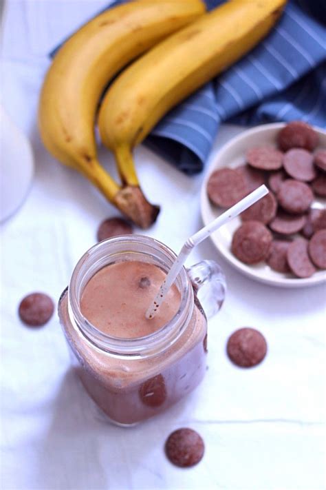 Smoothie Energie Banane Beurre de cacahuète Cacao et Lait d avoine