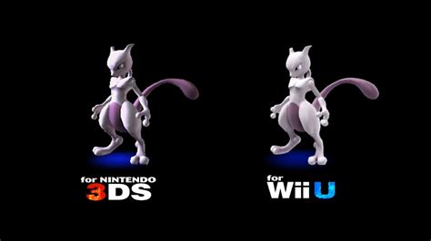 Mewtwo Revealed As Playable For Owners Of Both Super Smash Bros Wii U