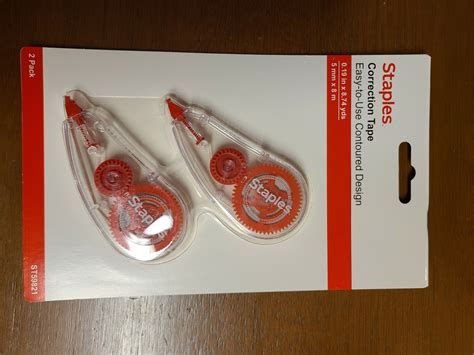 Staples Correction Tape 5mm X 8m Each 20 Count For Sale Online Ebay