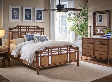 Choose from contactless same day delivery, drive up and more. Palm Cove 6 Piece Queen Rattan Wicker Bedroom Set Model ...