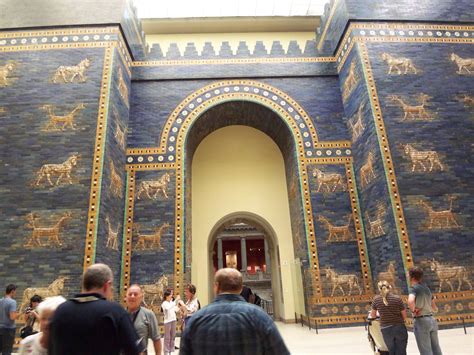 Ishtar Gate From The Ancient City Of Babylon Now On Display At The