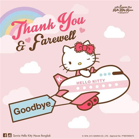 Thank You And Farewell Hello Kitty House Hello Kitty Sanrio Hello Kitty