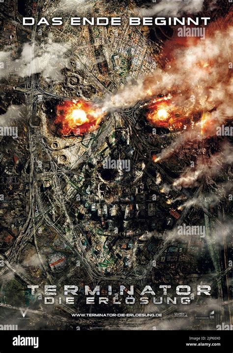 Movie Poster Terminator Salvation 2009 Stock Photo Alamy