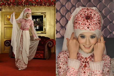 10 ide jilbab pengantin tutorial hijab