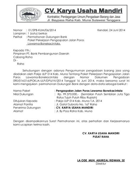 Contoh Surat Pernyataan Dukungan Homecare24