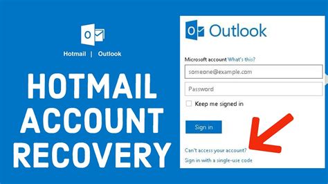 Hotmail Account Recovery 2021 How To Resetretrieve Forgotten Hotmail