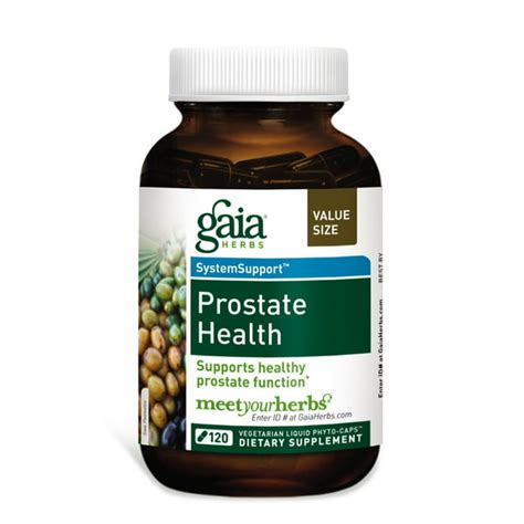 Gaia Herbs Systemsupport Prostate Health 120 Vegetarian Liquid Phyto Caps