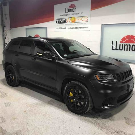 Jeep Grand Cherokee Trackhawk Full Color Change Wrap And Window Tint