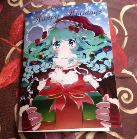 Items Similar To Anime Christmas Card T Of The Holidays Original