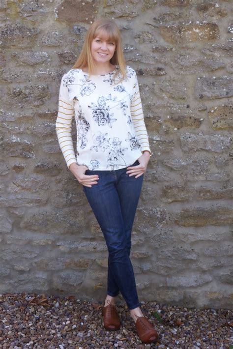 Outfit Post Floral Bee Breton And Tan Leather Brogues