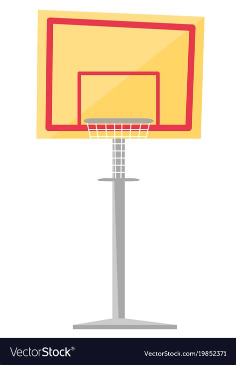 Basketball Hoop Cartoon Royalty Free Vector Image