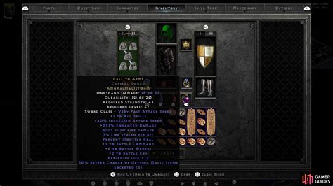 Call To Arms Weapons Runewords Diablo Ii Resurrected Gamer Guides®