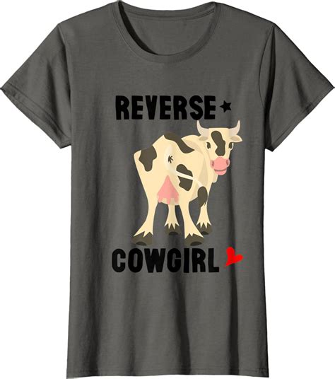 Womens Reverse Cowgirl Shirtfunny T Shirts For Women Adult Humor T Shirt Uk Fashion