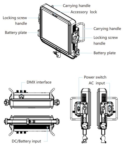 Gvm Pro Yu150r Led Video Lights Panel User Manual