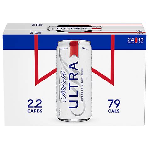 Michelob Ultra® Light Beer 24 Pack 10 Fl Oz Cans Beer Kenyan