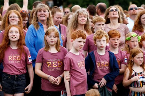 thousands of redheads gather to celebrate their hair august 27 2023 reuters