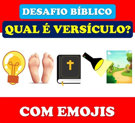 Qual é O Versículo Com Emoji Desafios Biblicos Desafios Bíblico
