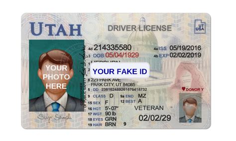 Utah Fake Id Template Your Fake Id Templates