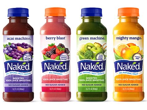 Naked Variety Pack Juice Smoothie Mighty Mango Green Machine Berry Blast Total 12 Pack