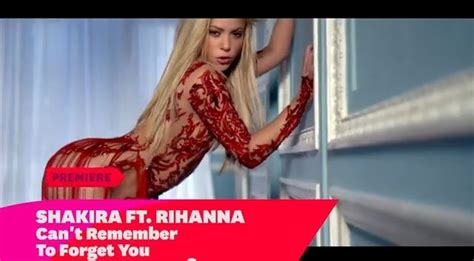 Watch Can T Remember To Forget You Music Video Plus Shakira Rihanna