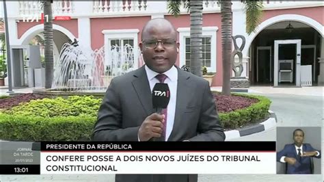 Presidente Da República Confere Posse A Dois Novos Juízes Do Tribunal Constitucional Youtube