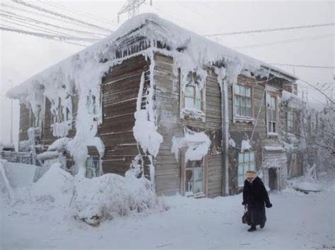 The Coldest Inhabited Place On Earth Pictures From Oymyakon Russia