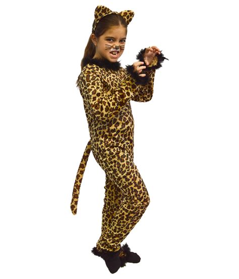 In today's video i will be showing you how to create a last minute costume for halloween the diy leopard ears are super easy to. Girls Leopard Bodysuit Costume - Animal Costumes