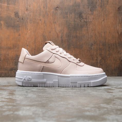 Other details like square perforations at the toebox and jagged rubber in case you missed it, here's a look at nike's air force 1 '07 lv8 in black/metallic silver with shiny scotchlite™ trims. nike women air force 1 pixel particle beige particle beige ...