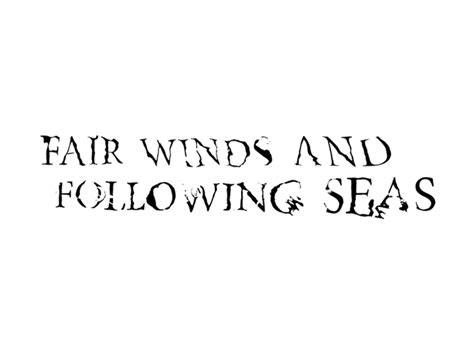 Fair winds and following seas: Fair Winds and Following Seas - Zoe Symon