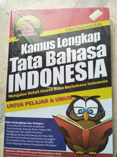 Jual Original Kamus Lengkap Tata Bahasa Indonesia Untuk Pelajar Dan
