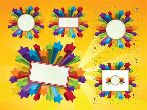 Birthday banner clipart free download! Starry Banner Pack