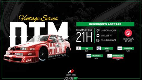 Assetto Corsa Vintage Series DTM Clássico YouTube
