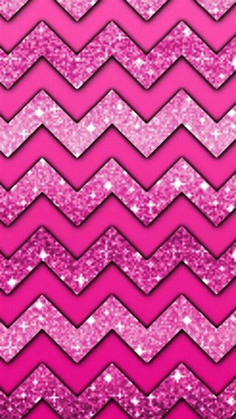 Pink Glitter Chevron Phone Wallpaperbackground Renkler Sevimli