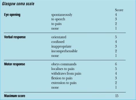 Glasgow Coma Scale Glasgow Coma Scale Gcs â€ How To Remember Md