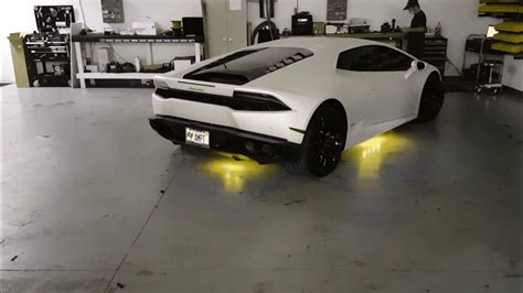 2015 Lamborghini Huracan Undercar Led Lighting Youtube